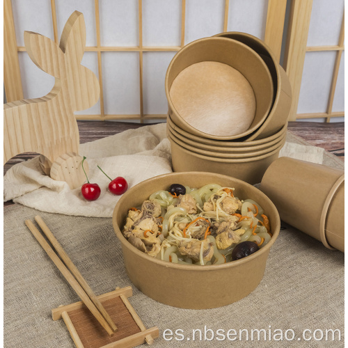 Caja de envasado de alimentos biodegradable para envases de alimentos